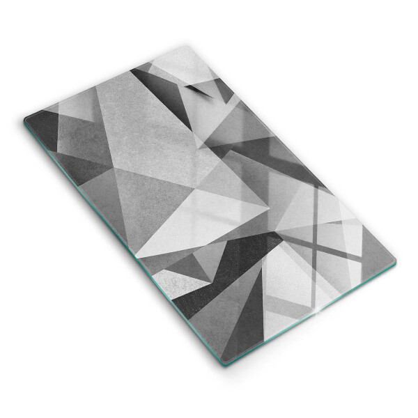 Glass worktop saver Concrete sharp abstraction