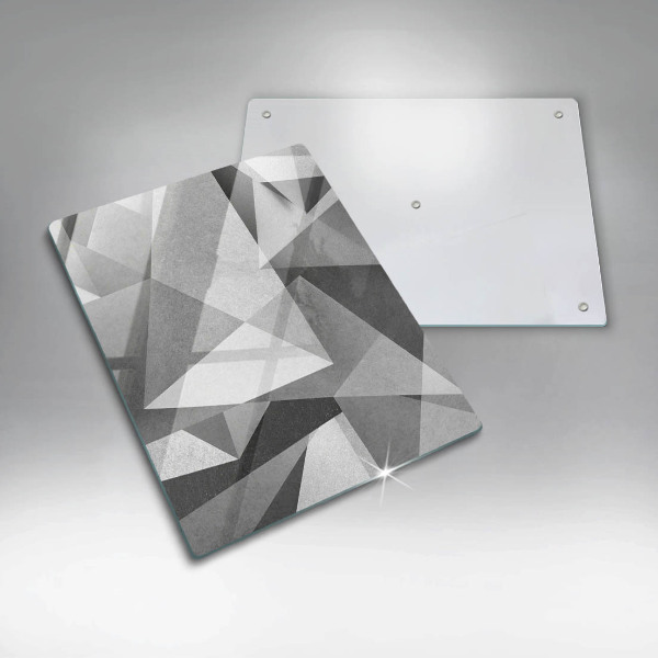 Glass worktop saver Concrete sharp abstraction