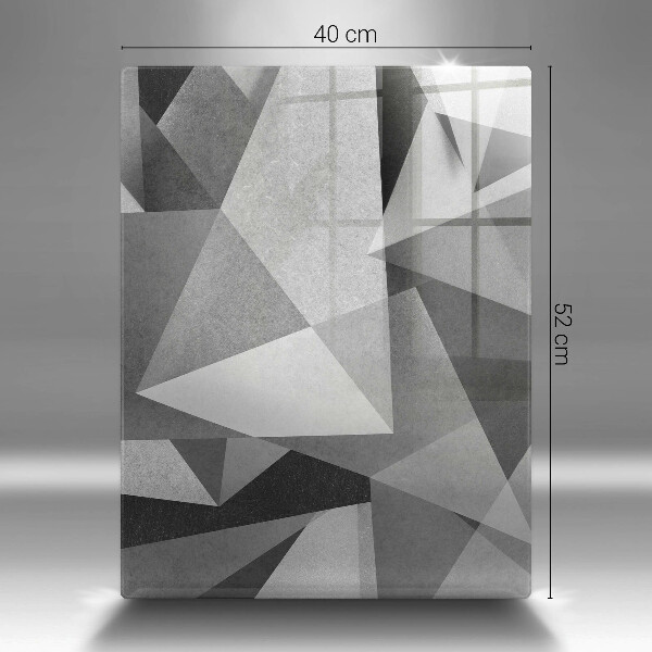 Glass worktop saver Concrete sharp abstraction