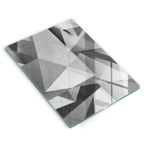 Glass worktop saver Concrete sharp abstraction
