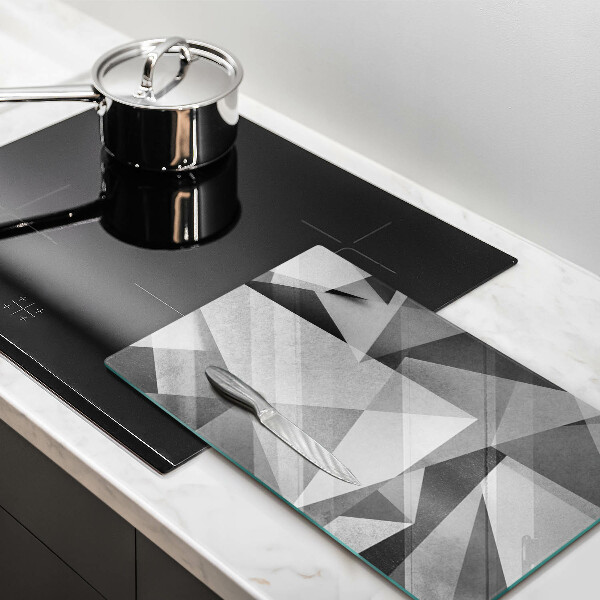 Glass worktop saver Concrete sharp abstraction