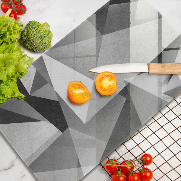 Glass worktop saver Concrete sharp abstraction