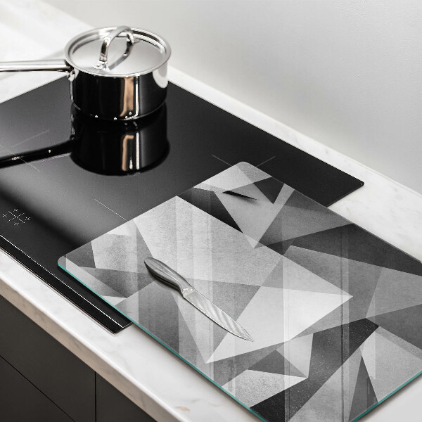 Glass worktop saver Concrete sharp abstraction
