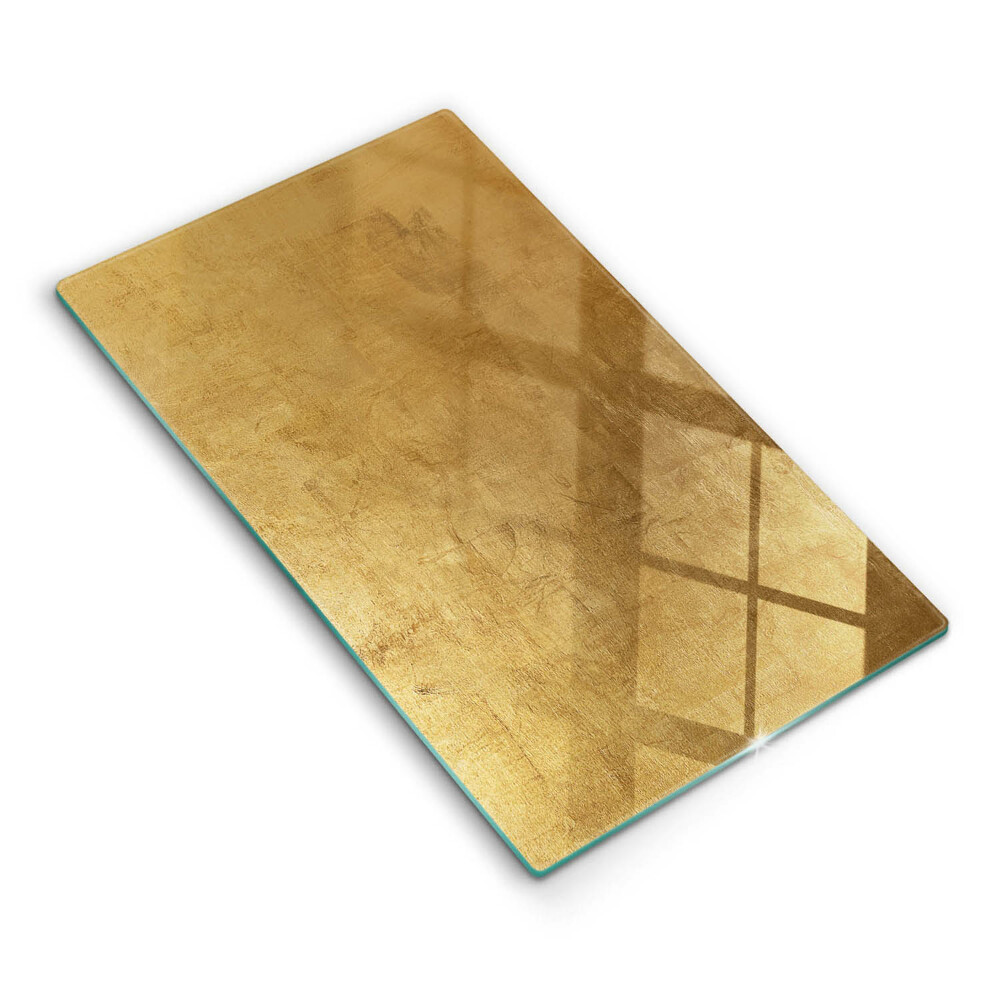 Glass worktop saver Gold texture background