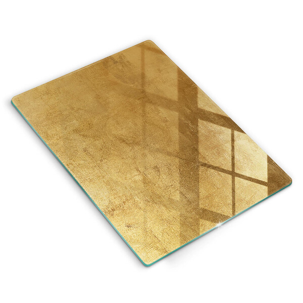 Glass worktop saver Gold texture background
