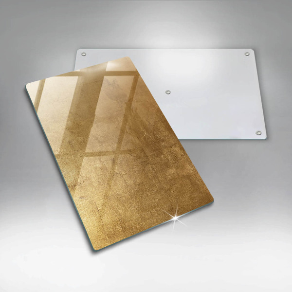 Glass worktop saver Gold texture background