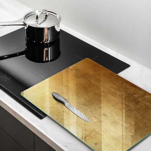 Glass worktop saver Gold texture background