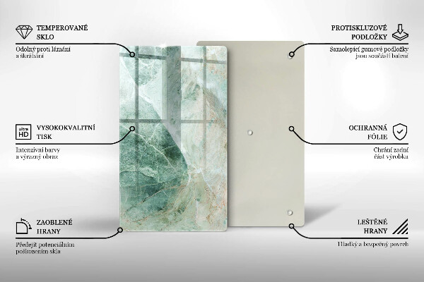 Glass worktop saver Stone structure