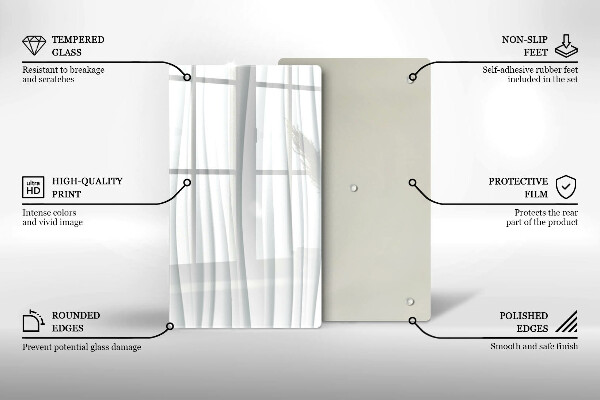 Glass worktop saver Modern structure