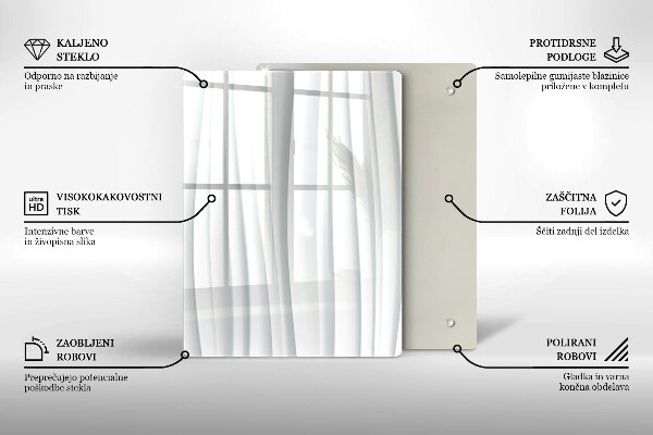 Glass worktop saver Modern structure