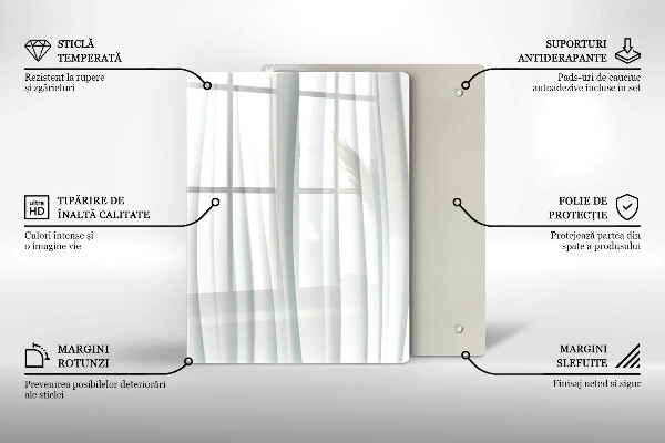 Glass worktop saver Modern structure