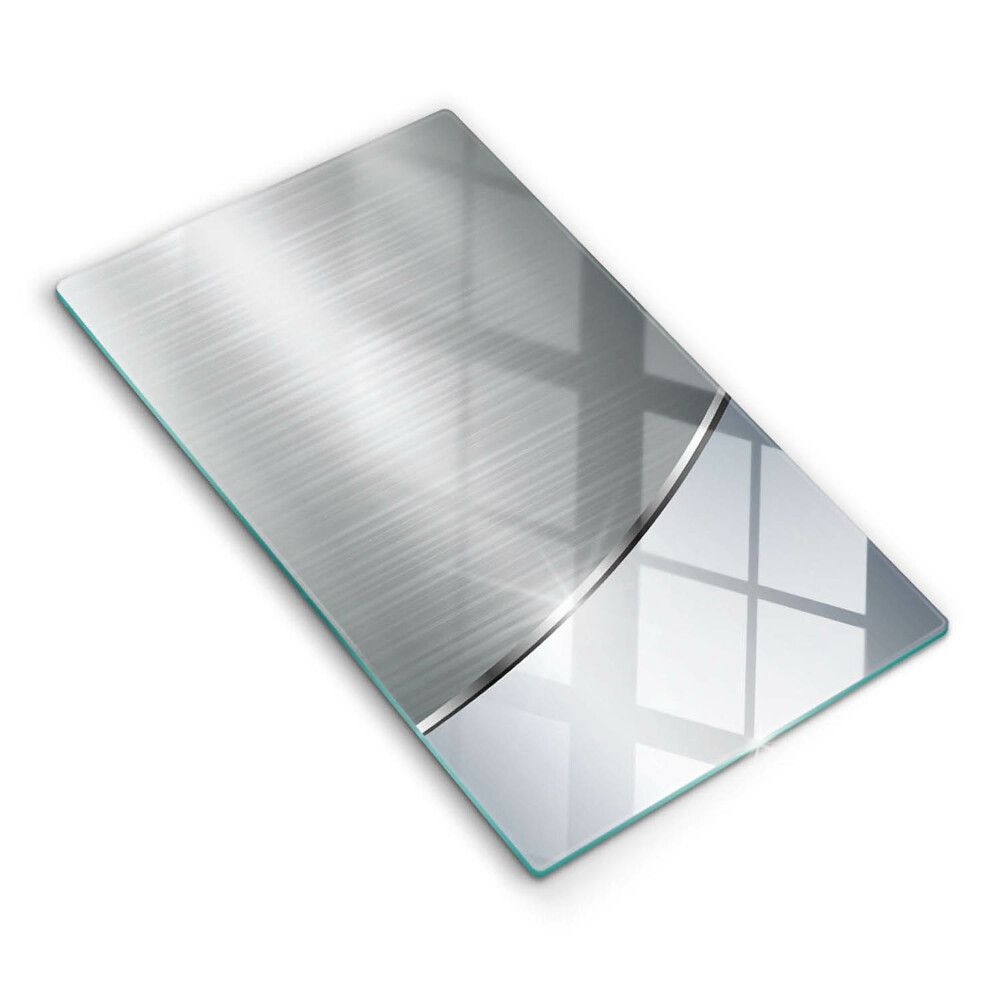 Glass worktop saver Pattern metal abstraction