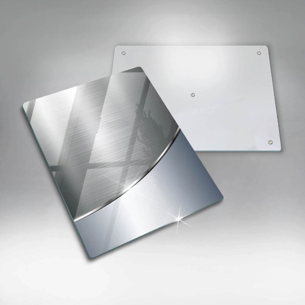 Glass worktop saver Pattern metal abstraction