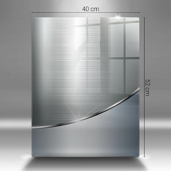 Glass worktop saver Pattern metal abstraction