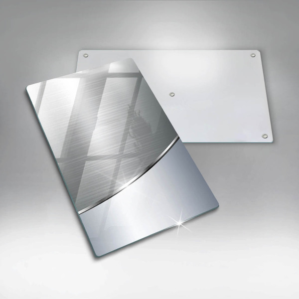 Glass worktop saver Pattern metal abstraction