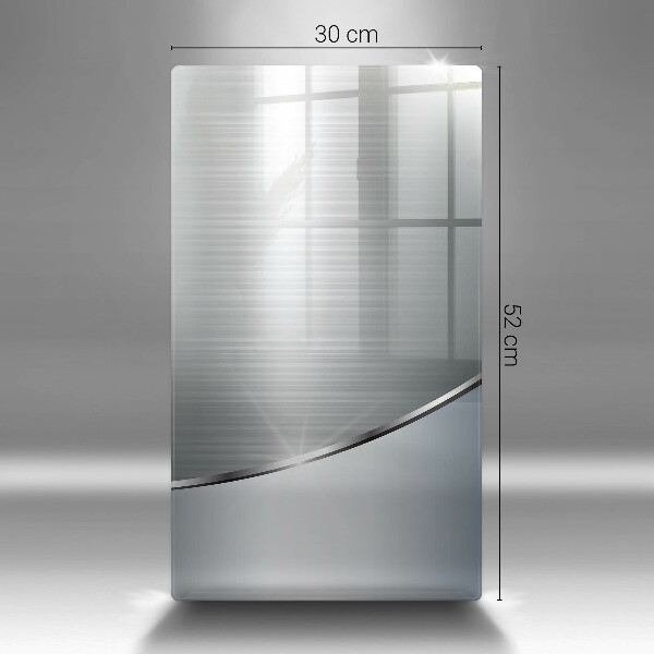 Glass worktop saver Pattern metal abstraction