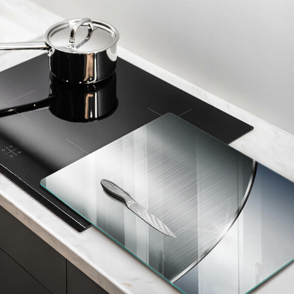 Glass worktop saver Pattern metal abstraction