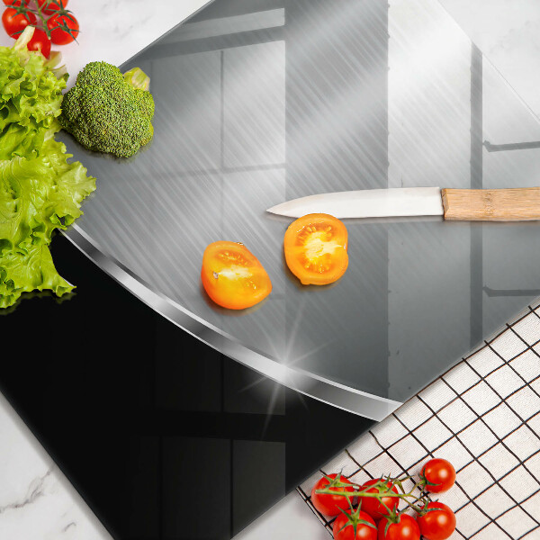 Glass worktop saver Abstraction with metal