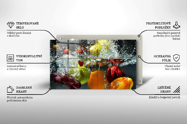 Kitchen worktop saver Juicy fruit in water