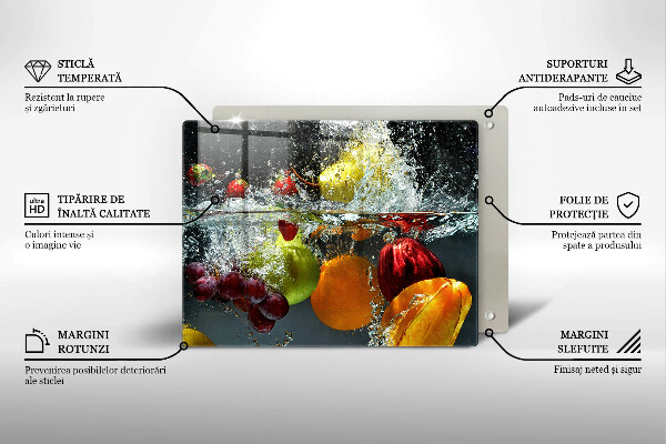 Kitchen worktop saver Juicy fruit in water