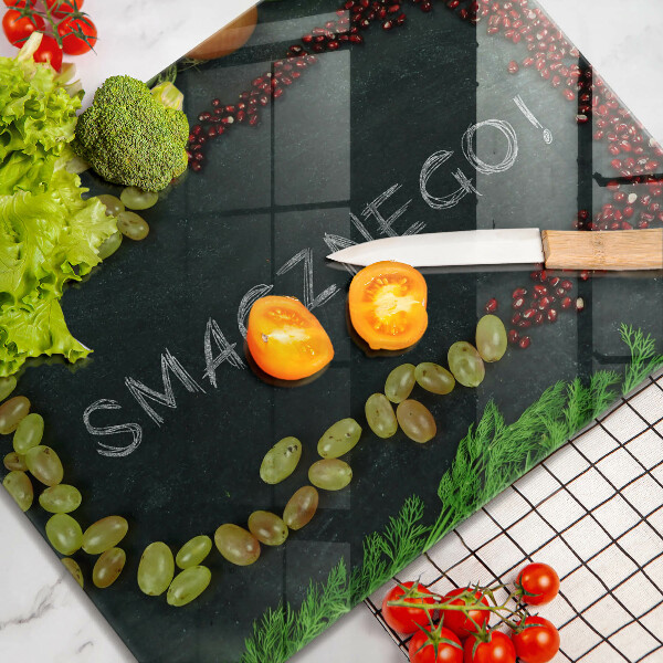 Kitchen worktop saver The inscription Tasty!