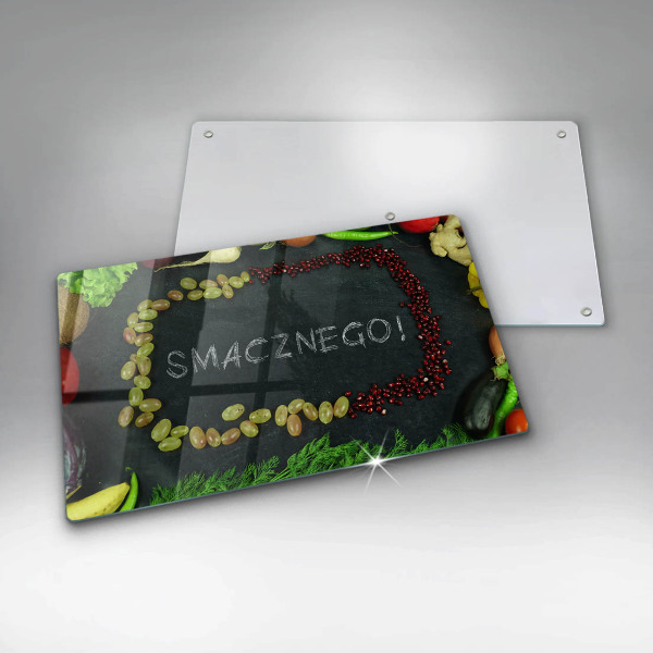 Kitchen worktop saver The inscription Tasty!