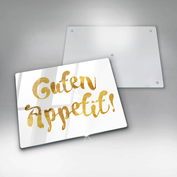Kitchen worktop saver The inscription GUTEN APPETIT!