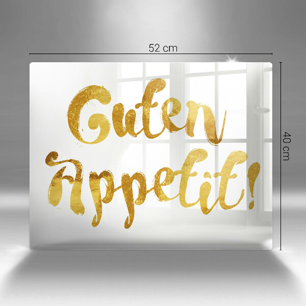 Kitchen worktop saver The inscription GUTEN APPETIT!