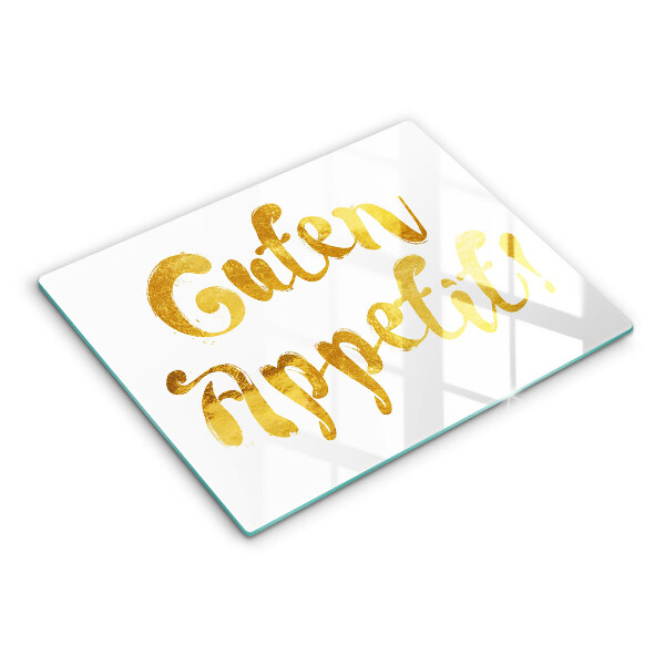 Kitchen worktop saver The inscription GUTEN APPETIT!