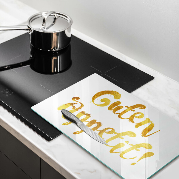Kitchen worktop saver The inscription GUTEN APPETIT!