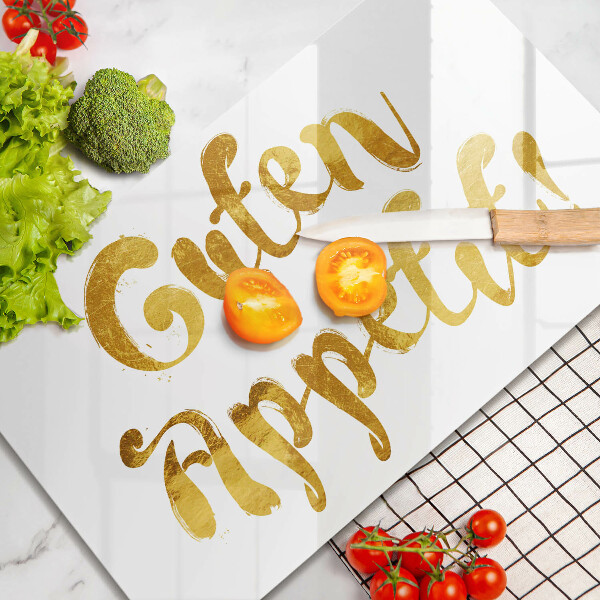 Kitchen worktop saver The inscription GUTEN APPETIT!