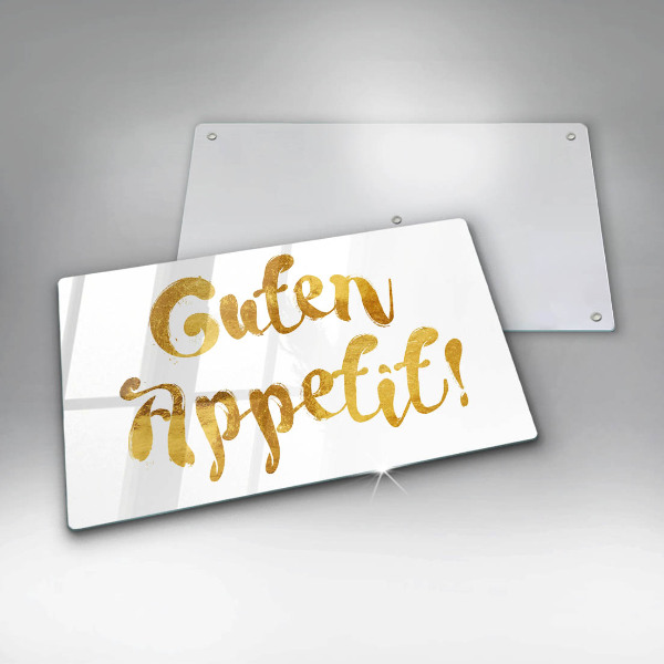 Kitchen worktop saver The inscription GUTEN APPETIT!