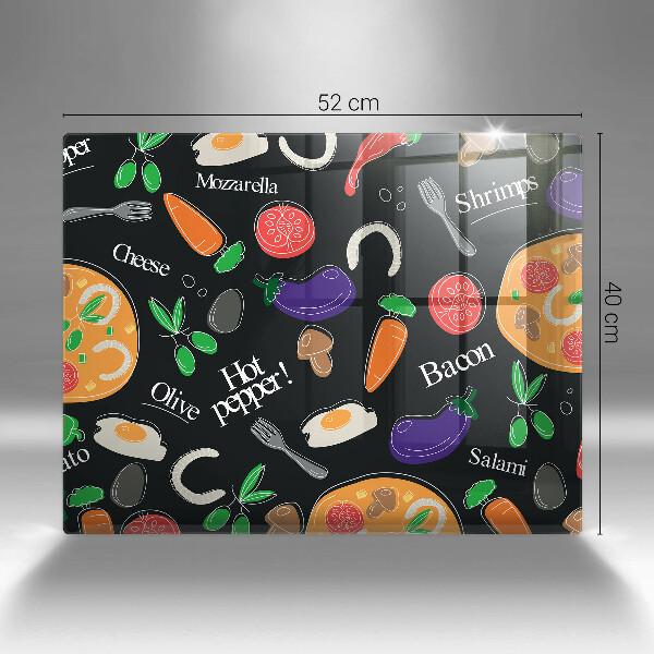 Induction hob protector Food illustration