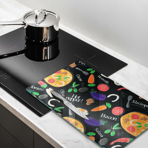 Induction hob protector Food illustration