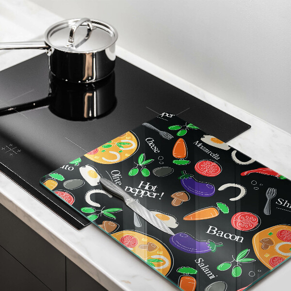 Induction hob protector Food illustration