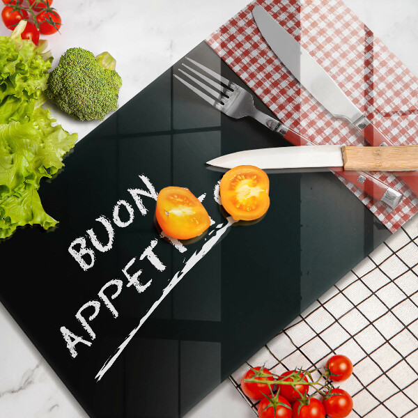 Induction hob protector The inscription Buon Appetito!