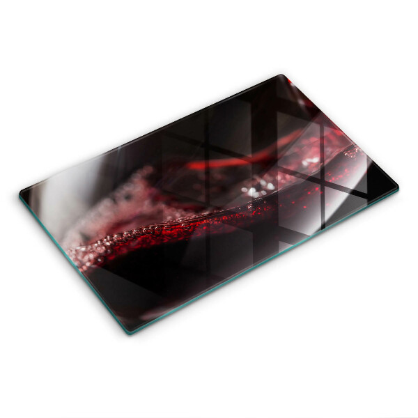 Glass worktop saver Red wine glass