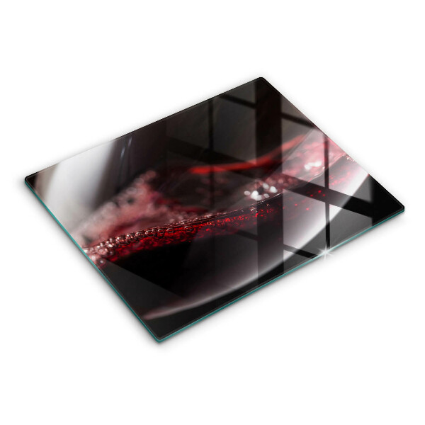 Glass worktop saver Red wine glass