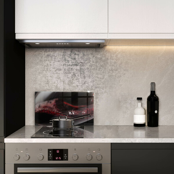 Glass worktop saver Red wine glass