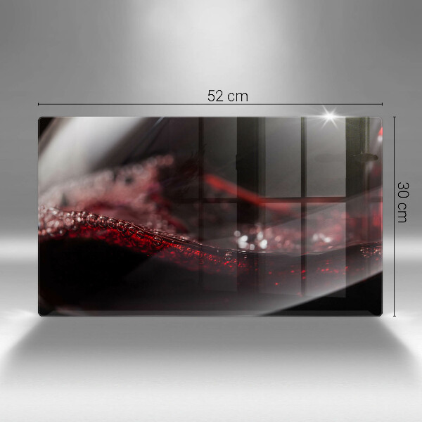 Glass worktop saver Red wine glass