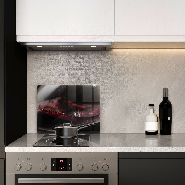 Glass worktop saver Red wine glass