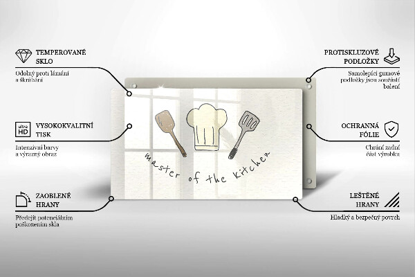 Glass worktop saver Master of the Kitchen