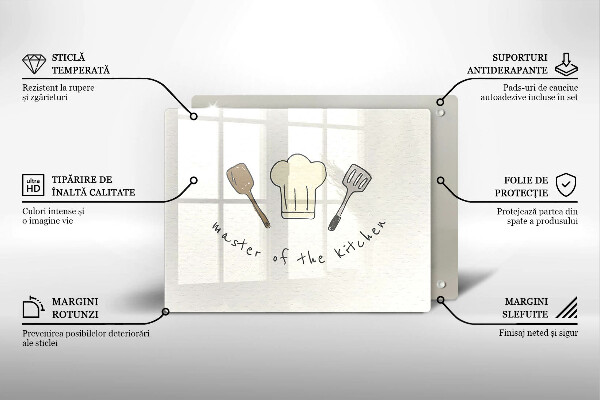 Glass worktop saver Master of the Kitchen