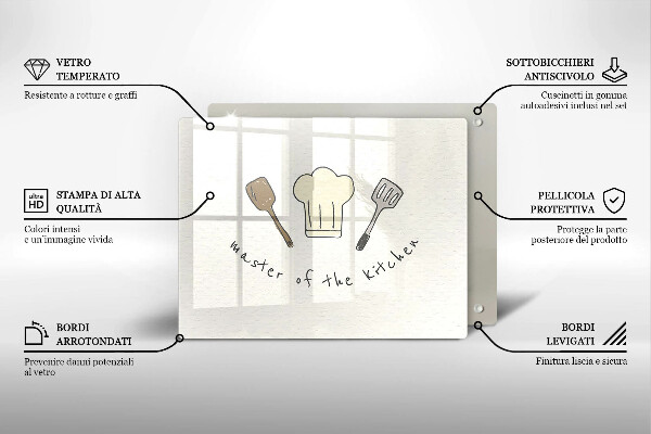 Glass worktop saver Master of the Kitchen