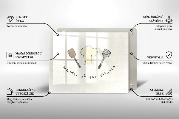 Glass worktop saver Master of the Kitchen