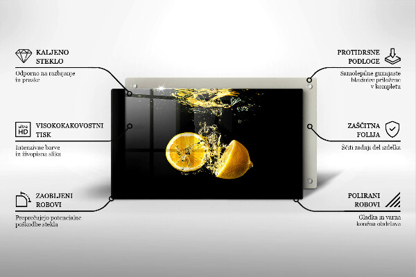 Kitchen worktop saver Juicy lemon fruit