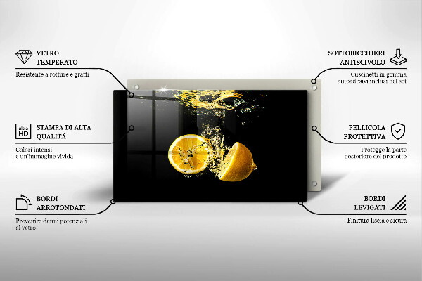 Kitchen worktop saver Juicy lemon fruit