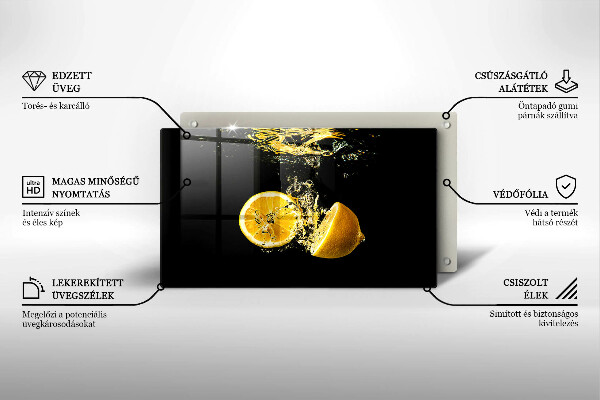 Kitchen worktop saver Juicy lemon fruit