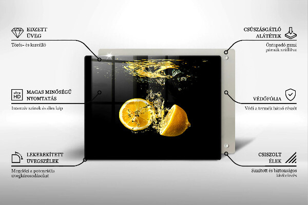 Kitchen worktop saver Juicy lemon fruit