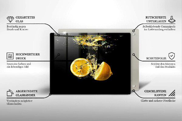 Kitchen worktop saver Juicy lemon fruit